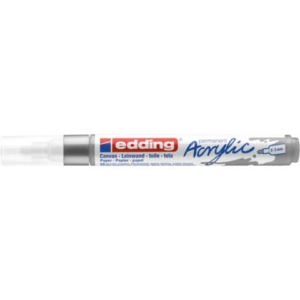 Marcatore acrilico Edding 5100 - punta tonda 2-3 mm tratto medio - argento - E-5100 923