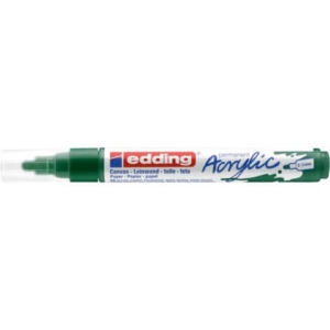 Marcatore acrilico Edding 5100 - punta tonda 2-3 mm tratto medio - verde-muschio - E-5100 904