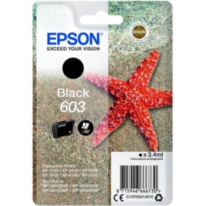Cartuccia Inkjet Epson 603 Nero C13T03U14020