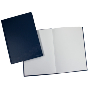 Quaderno cartonato Donau A5 - 70 g/m² - 96 ff - foglio bianco - copertina blu - 330327000