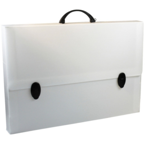 Valigetta da disegno Donau in PP formato A3 - colore bianco - 330330