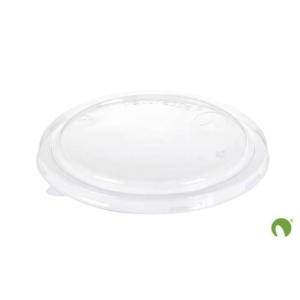 Coperchio Bio in PLA Scatolificio del Garda Nature Works Ø190 mm trasparente per per contenitore S120 - conf. 50 pz 17592