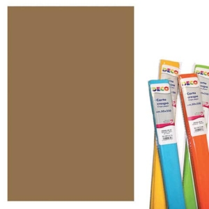 Rotolo di Carta crespa - 50x250 cm - 40 g/m² Deco marrone 10713/19