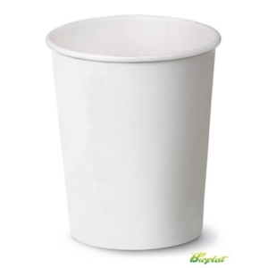 Bicchiere 9 oz (300 ml) in cartoncino Bio Scatolificio del Garda bianco - Conf. 50 pezzi - 311-00