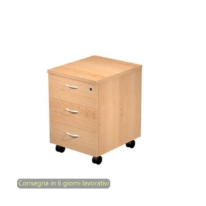 Cassettiera a tre cassetti smontata Artexport Presto 43x52x59,5 cm - faggio 60021/6
