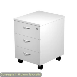 Cassettiera a tre cassetti smontata Artexport Presto 43x52x59,5 cm - bianco 60021/3