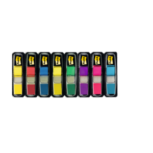 Segnapagina Post-it® Index Mini 683 con dispenser - Value pack 5+3 assortiti - 683-5+3
