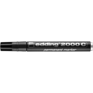 Marcatore permanente edding 2000 C punta tonda 1,5-3 mm nero - E-2000C 001