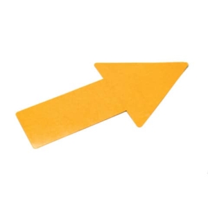 Sticker pavimenti a Freccia - 20x5 cm - Tarifold giallo conf. 10 pz  - B197404