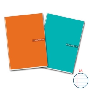 Maxi quaderno Colorclub A4 - 80 g/m² - 20+1 ff - A - 5709