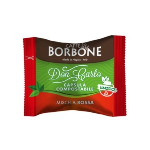 Capsule compatibili e compostabili Don Carlo Rossa Caffe Borbone conf. 100 pezzi - AMCOMPOSTABRED100N