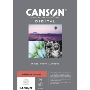 Carta fotografica Canson Premium bianca 20 fogli -  255 g/m²  HighGloss RC A3 - C33300S007
