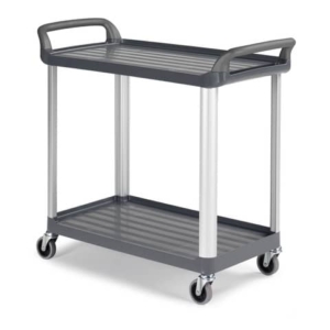 Carrello grigio in polipropilene Shelf 3730 - 111x50x105 cm TTS 2 ripiani 0F003730ET