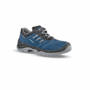 Scarpe antinfortunistiche in pelle scamosciata Better S1P SRC blu-nere U-Power N° 43 - BC20576-43