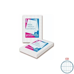 Fogli protocollo Blasetti A4 - 60 g/m² - risma 200 ff - CO - 1285