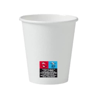 Bicchieri Dopla Green in carta marcati - bianco 350 ml - conf. 50 pz 42135