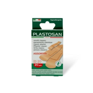 Cerotti assortiti Plastosan rosa conf. 20 pz CER157