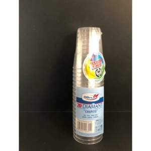 Bicchieri Chupito in PS trasparente Dopla Reusable 50 ml - conf. 20 pz - 22034