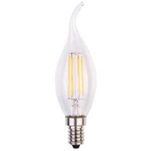 Lampadina LED a filamento fiamma 6W attacco E14 806 lumen luce naturale MKC 4000K - 499048561