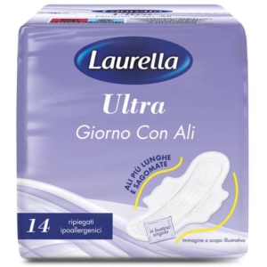 Assorbenti Ultra giorno con ali Laurella conf. 14 pezzi - 01011.2