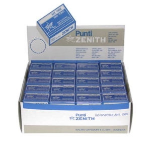 Espositore 100.000 punti Zenith per cucitrice 130/E S100 - 100 scatole da 1000/cad. - acciaio naturale 0311301431