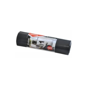 Sacchi immondizia per rifiuti inorganici Office Products 160 L 90x110 cm - 32 µm nero - rotolo da 10 pezzi - 22022242-05