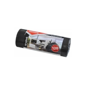 Sacchi immondizia per rifiuti inorganici Office Products 120 L 66x109 cm - 24 µm nero - rotolo da 10 pezzi - 22022232-05