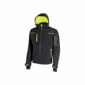 Giacca impermeabile in Softshell Space Black Carbon U-Power taglia XL FU187BC-XL