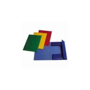 Cartelline a 3 lembi Esselte C46 con elastico tondo 25x35 cm 550 g/m² giallo 390346090