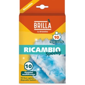 Ricarica piumini catturapolvere Speedy Brillà in conf. da 10 pezzi RIC02523A