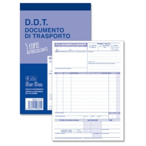 Blocco O.C.L. DDT mittente - destinatario vettore 33x3 copie - 14x21 cm - 0112N