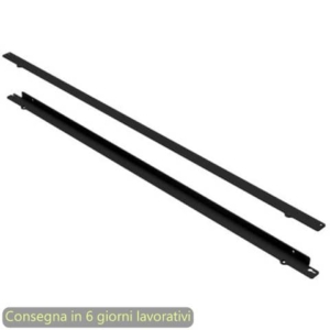 Kit fissaggio verticale a parete e soffitto coppia pannelli nero opaco Moody Artexport L.140 cm - 3-BSAN1400-AQ