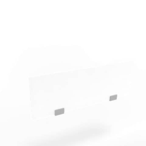 Pannello divisorio in melaminico bianco per bench 100xH.35 cm linea Practika Quadrifoglio - CODB100-BA