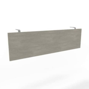Pannello frontale in melaminico cemento 128,7xH.35,1 cm per scrivanie Practika Quadrifoglio - COFRA160-CL