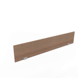 Pannello divisorio in melaminico noce per bench 180xH.35 cm linea Practika Quadrifoglio - CODB180-NO