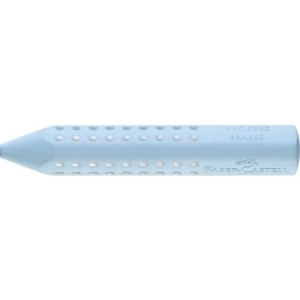 Gomma Jumbo Faber Castell Grip 2001 - colore blu cielo - conf. 10 pezzi - 587074