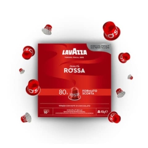 Caffè in capsule compatibili Nespresso Qualità Rossa C&G Lavazza - conf. da 80 pz - 7019
