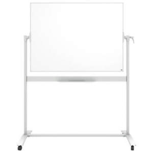 Lavagna bianca magnetica su ruote Nobo Classic 120x90 cm - smaltata 1901033