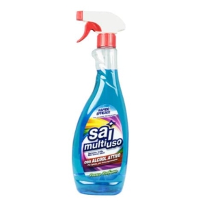 Detergente multiuso con alcool attivo - SAI - formato 0,75 litri con nebulizzatore - 0301542
