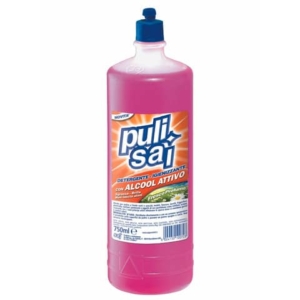Detergente igienizzante con alcool attivo SAI per superfici dure  - formato 0,75 litri - 0502023