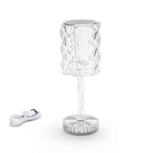 Lampada da tavolo trasparente 1W Aigostar 2700-6500K 306847