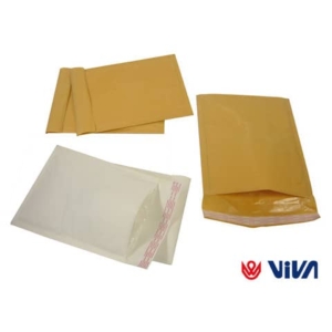 Buste imbottite Viva Kraft avana - formato 12/B - 140x230 mm - conf. 200 pezzi - 3415_1