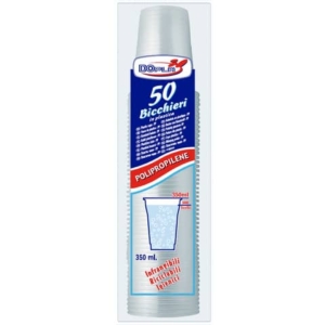 Bicchieri in PP trasparente Dopla Professional 350 ml - conf. 50 pz - 22693