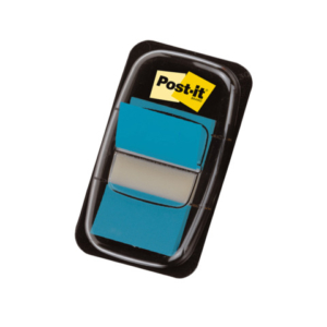 Segnapagina removibili Post-it® Index Medium con dispenser blu brillante 50 segnapagina - 680-23