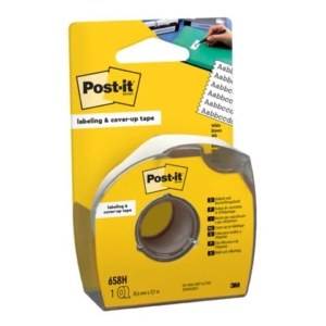 Nastro adesivo per correzione Post-it® Cover Up in carta removibile 6 righe - 658H