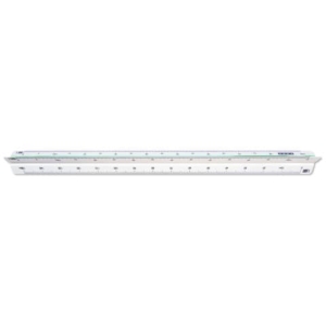 Scalimetro 30 cm Arda uso edilizia 1:100 - 200 - 250 - 300 - 400 - 500 - 109