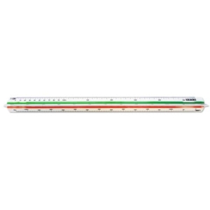 Scalimetro 30 cm Arda uso catasto 1:500 - 1000 - 1250 - 1500 - 2000 - 2500 - 111