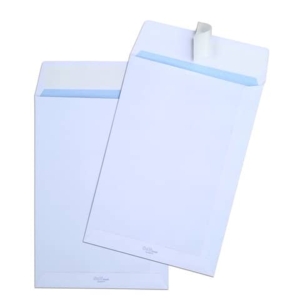 Busta a sacco Blasetti Self bianco - 80 g/m² - in conf. 500 buste - 160x230 mm 625