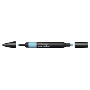 Pennarelli Winsor&Newton Promarker doppia punta fine-larga - blu denim C917 - 0203352
