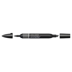 Pennarelli Winsor&Newton Promarker doppia punta fine-larga - cool grey 5 CG5 - 0203157